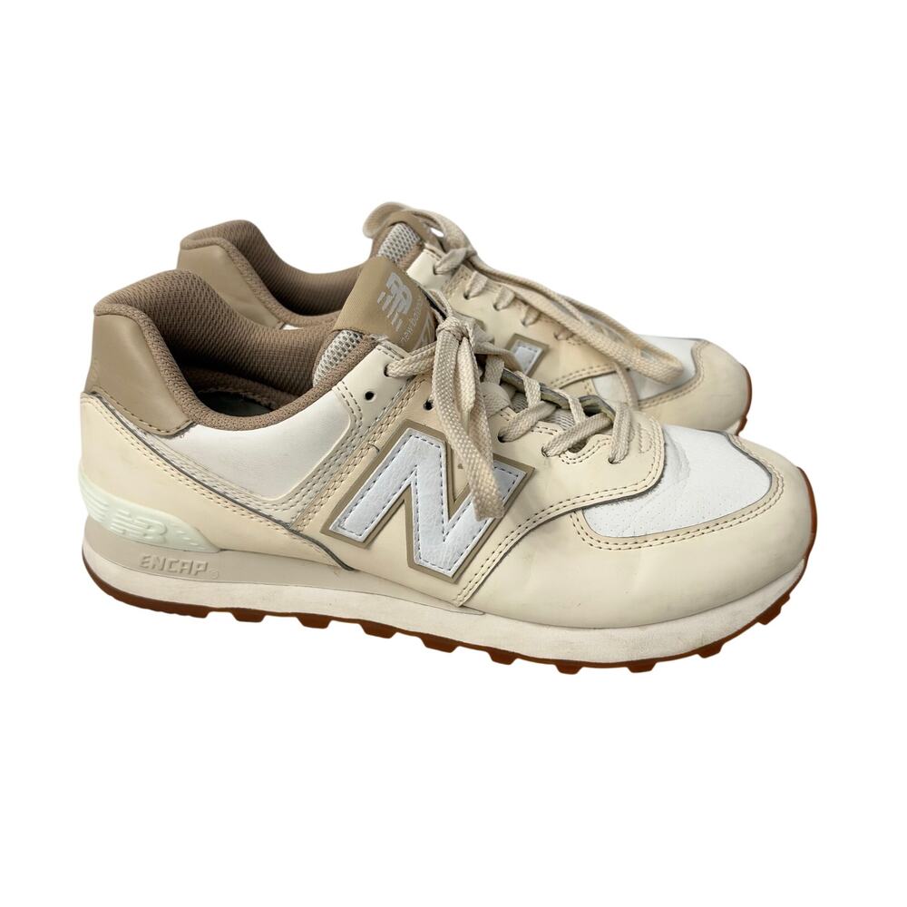 New Balance 574 Shoes Men’s Size 7 Beige Retro U574VY2 Sneakers